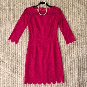 0 Lilly Pulitzer hot pink Hera dress